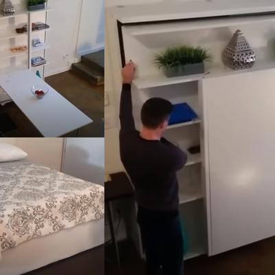 U 25 kvadrata stane sve što je potrebno za život: Uz ove trikove i mali stan će izgledati kao prostrani apartman!(VIDEO)