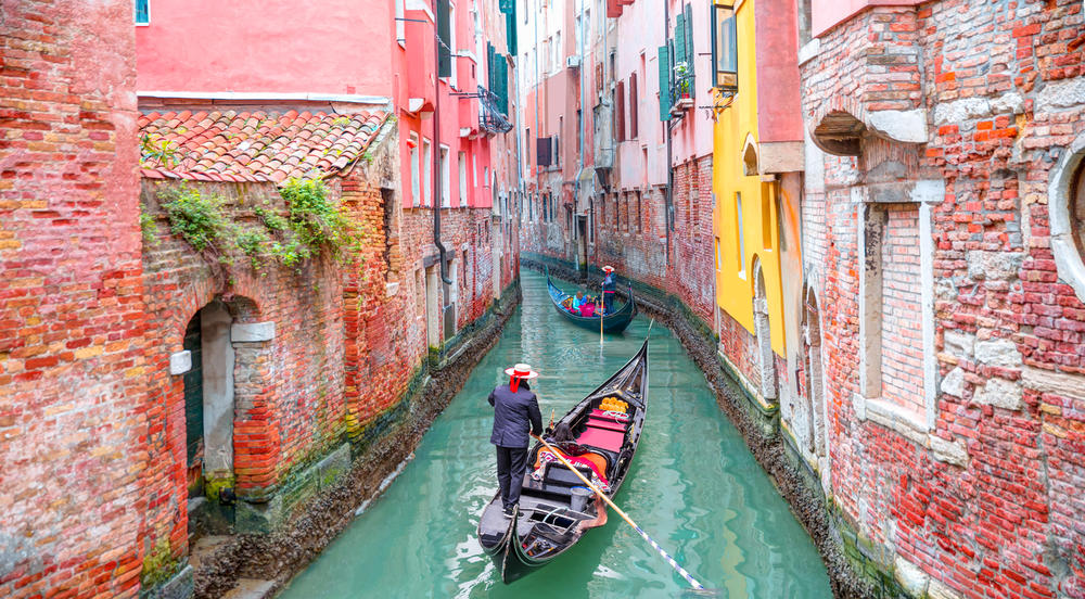 Italija, gondola