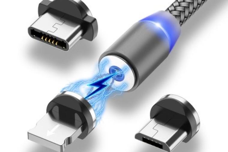 Univerzalni magnetni USB kabl: Napunite bilo koji pametni uređaj za duplo manje vremena nego običnim punjačem!