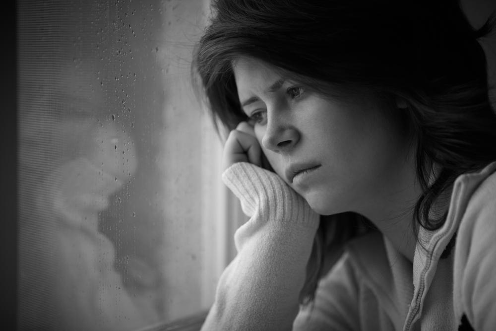 tužna devojka, depresija