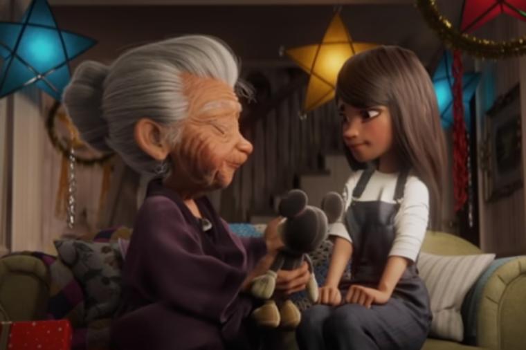 Od naše porodice za vašu: Diznijeva Božićna reklama sa bakom i unukom rasplakala ceo svet! (VIDEO)