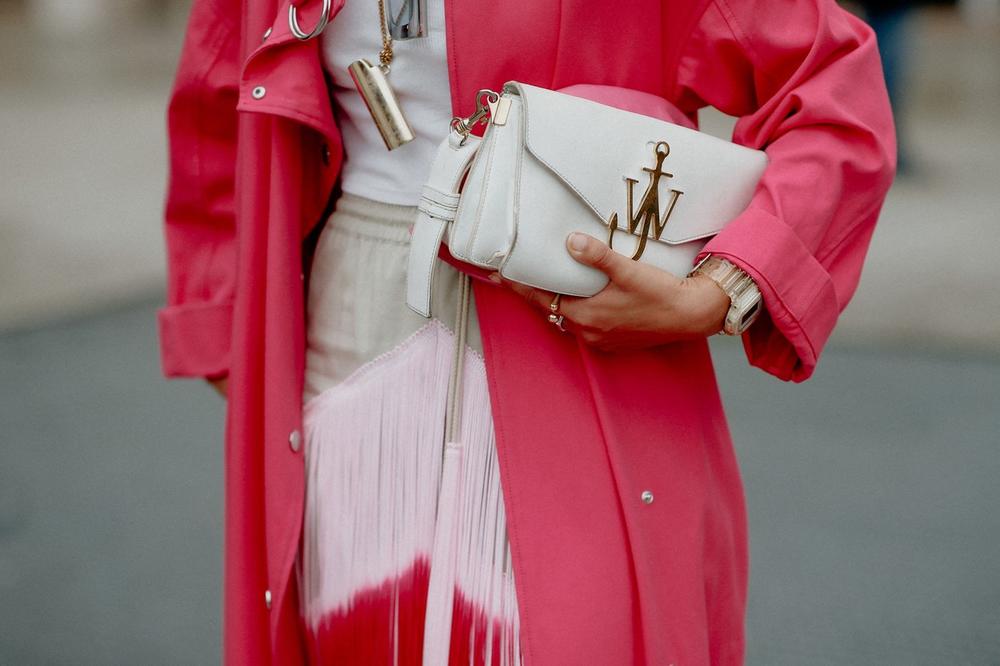 moda, moda naslovna, Roze Kaput, torba