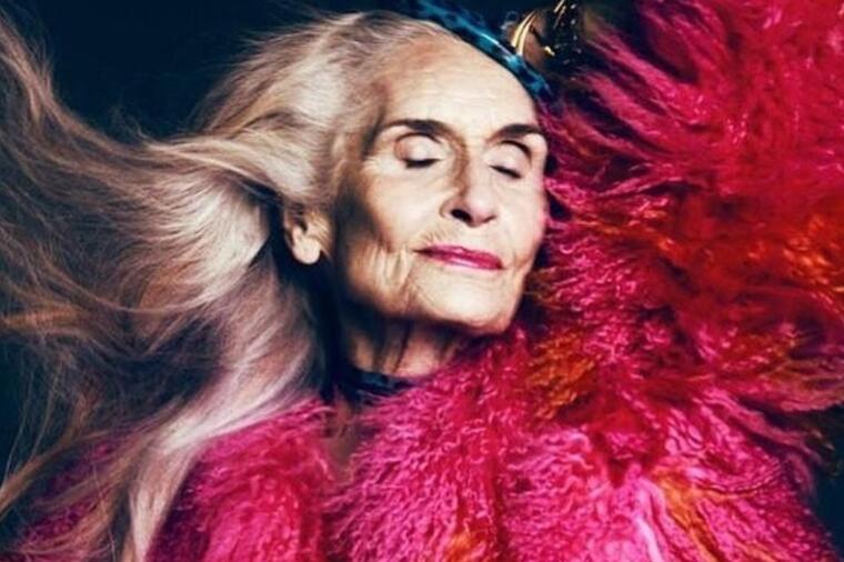 GLEDAJTE I UČITE: Ona je najstariji model na svetu - i u 93. godini mnoge može da poduči stilu, ali i hrabrosti!(FOTO)