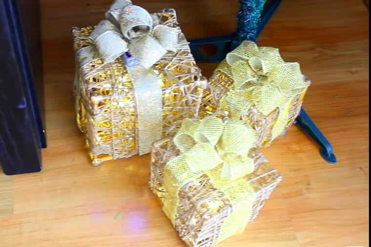 SAD ZNAMO KAKO SE PRAVI HIT DEKORACIJA: Svetleći pokloni gotovi za čas! (FOTO, VIDEO)