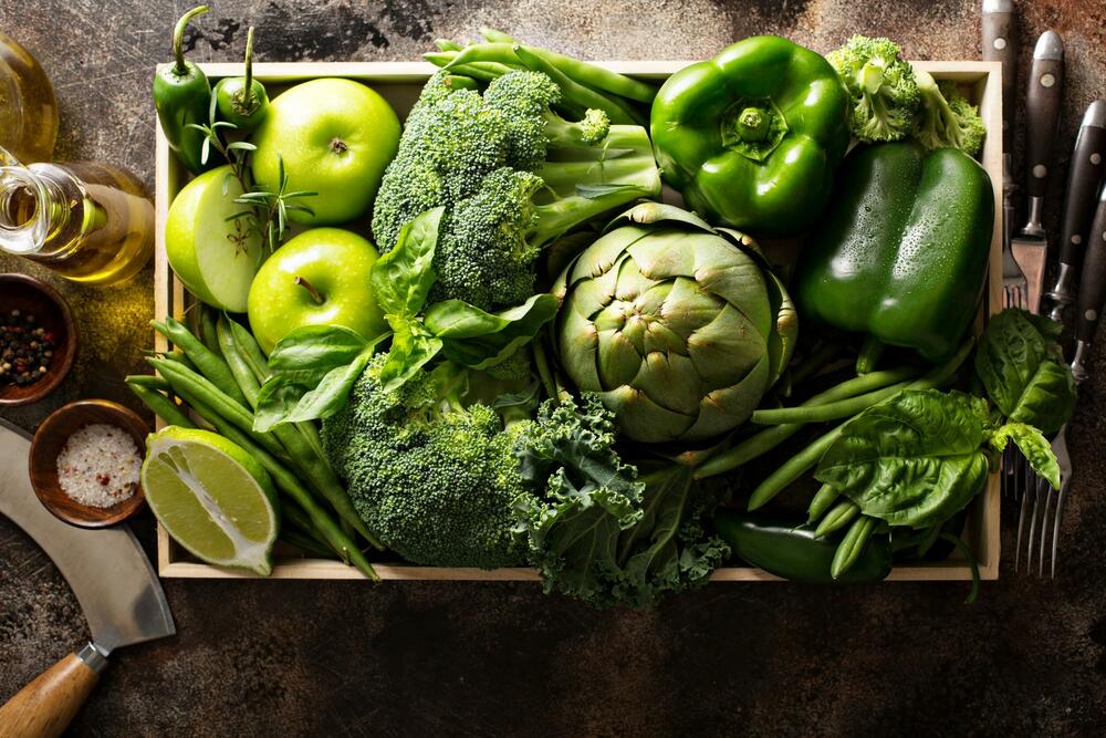 Zeleno povrće, zdrava hrana, Hrana