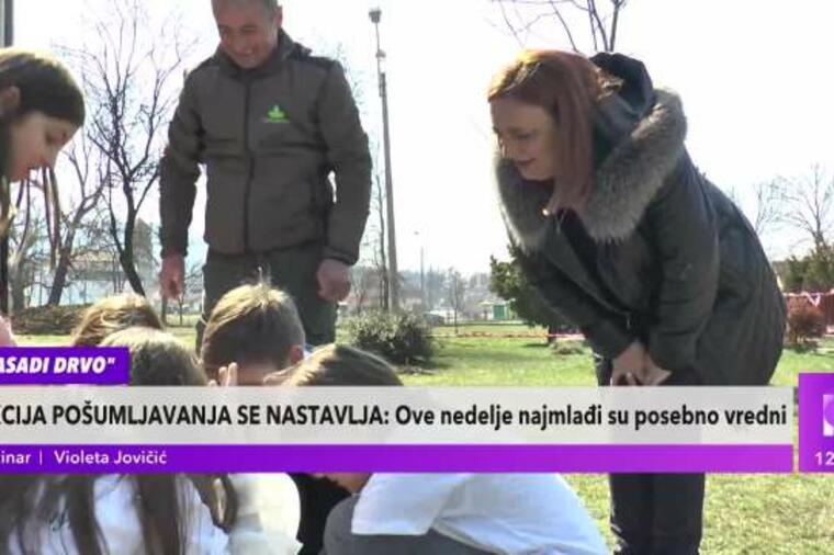 DECI OSTAVLJAMO ZADATAK DA BUDU BOLJI OD NAS: Učenici 3. razreda OŠ"Živan Maričić" obogatili dvorište sa novim kalemima