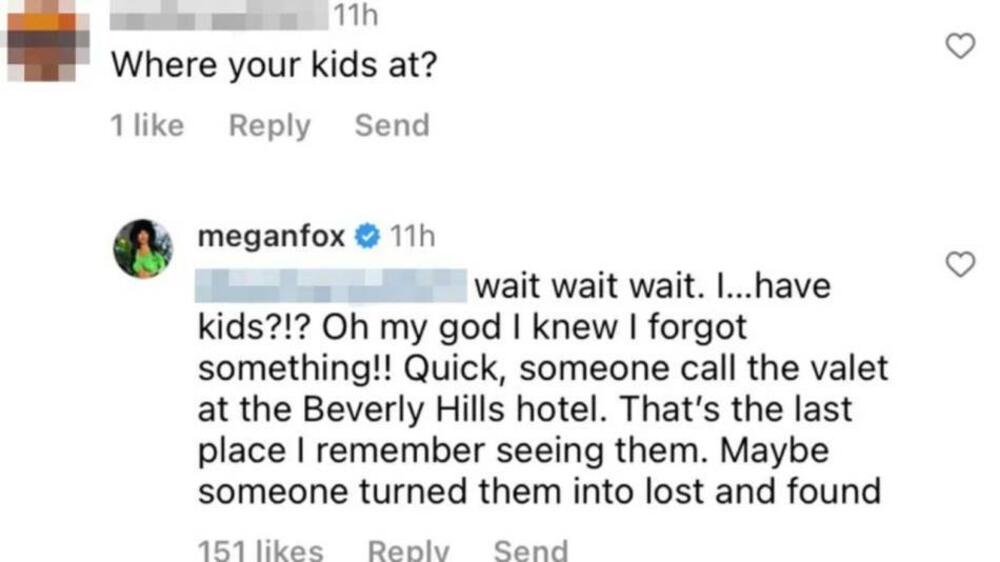 Megan Foks oštro je odgovorila na komentar o deci 