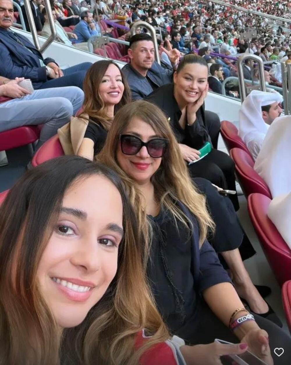 Adriana Lima došla je u Katar na utakmicu Argentine  