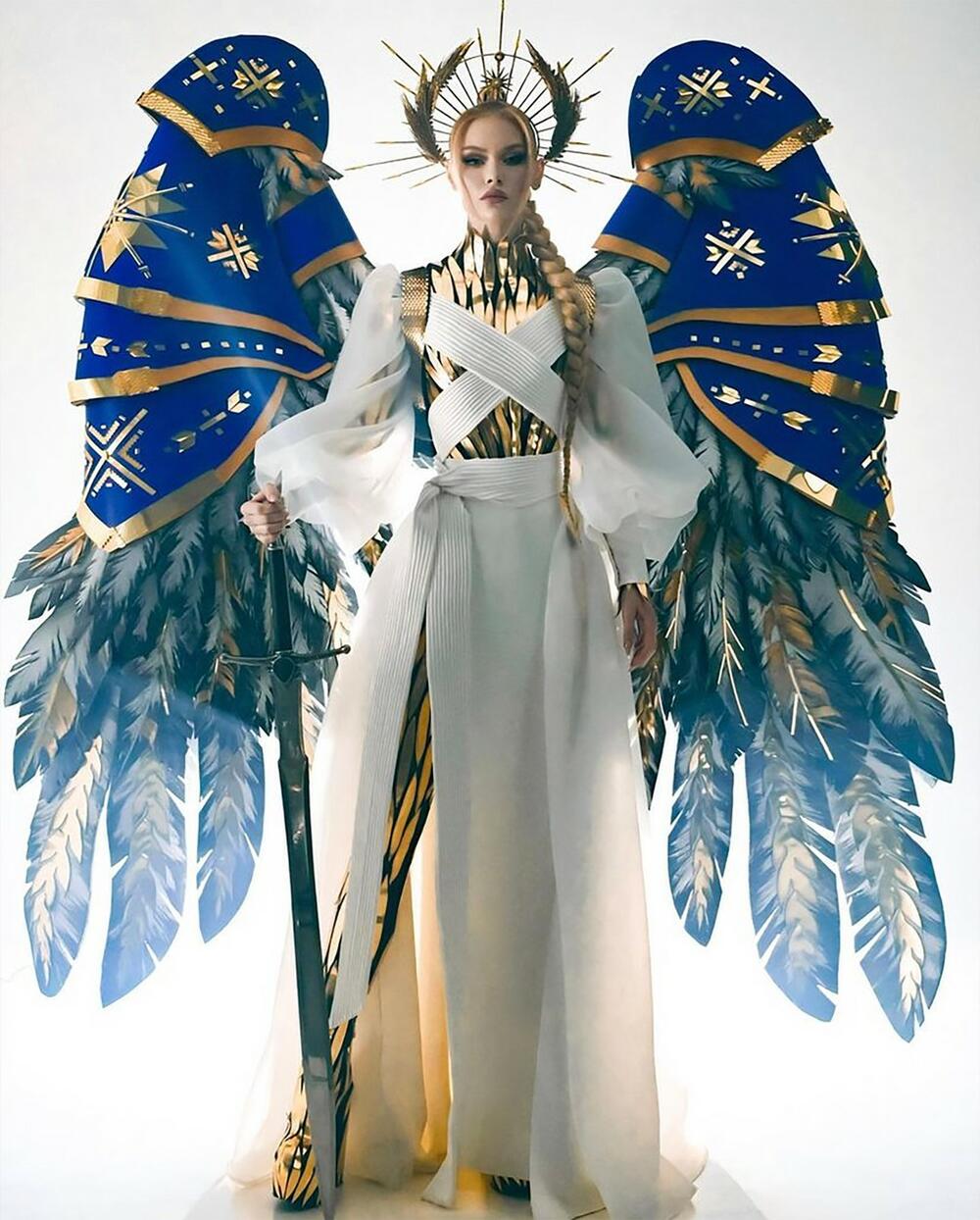 Mis Ukrajine imala je kostim kao arhangel Mihailo  