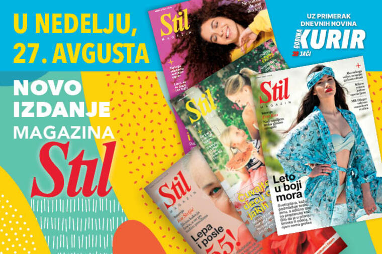 U nedelju, 27.avgusta čeka vas novi broj magazina Stil: Istine i zablude o nezi kose