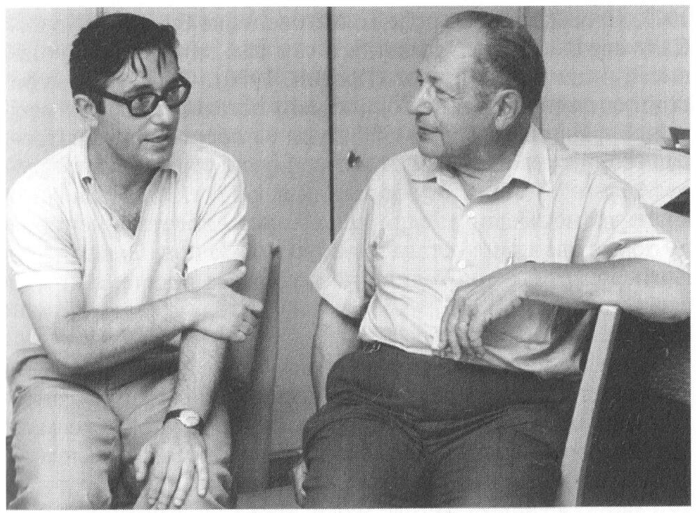 Hans Ajnštajn (levo) i fizičar Đorđe Krstić (desno) - Iz knjige Mileva i Albert Ajnštajn ljubav i zajednički naučni rad