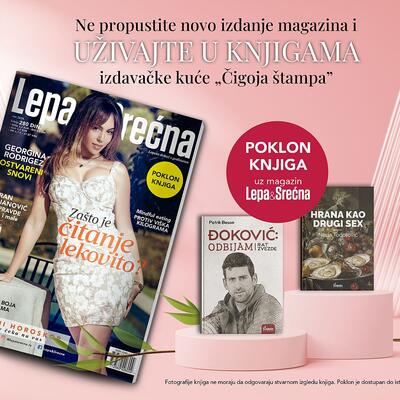 UZ JUNSKI BROJ MAGAZINA LEPA&SREĆNA DOBIĆETE POKLON KNJIGU I SAZNATI: Zašto je čitanje lekovito?