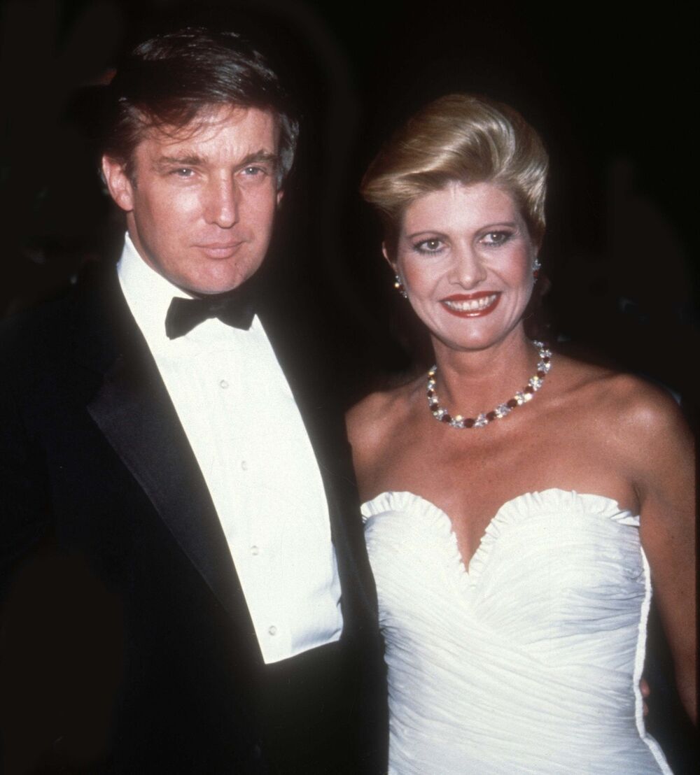 Donald i Ivana Tramp na gala večeri 