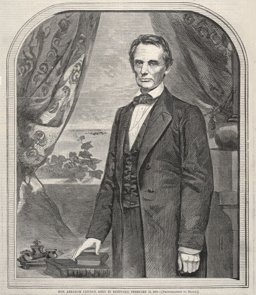 Štampana fotografija Abrahama Linkolna 