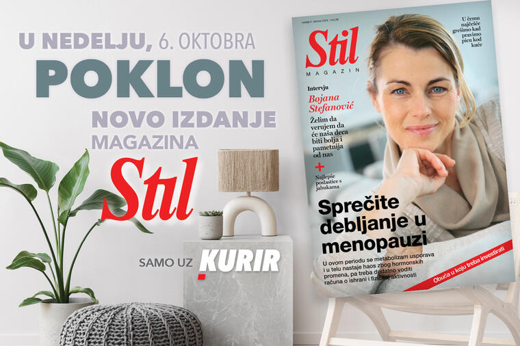 U nedelju, 06. oktobra ne propustite novi broj magazina Stil!