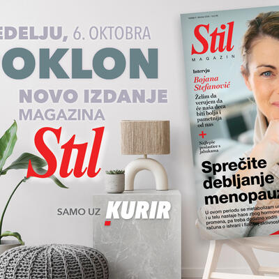 U nedelju, 06. oktobra ne propustite novi broj magazina Stil!