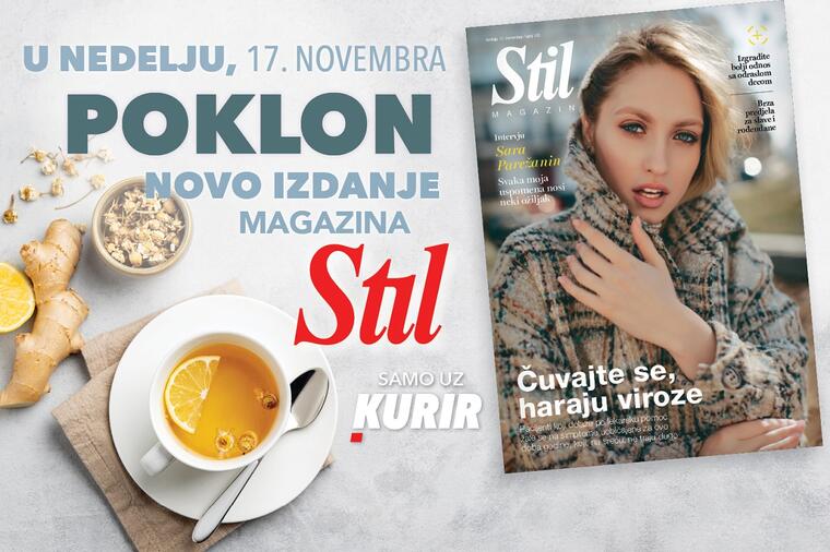 U nedelju, 17. novembra ne propustite novi broj porodičnog magazina Stil!