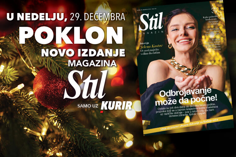 U nedelju, 29. decembra, čeka vas novi broj porodičnog magazina Stil!