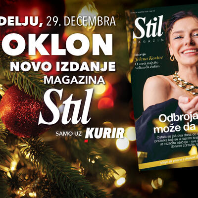 U nedelju, 29. decembra, čeka vas novi broj porodičnog magazina Stil!