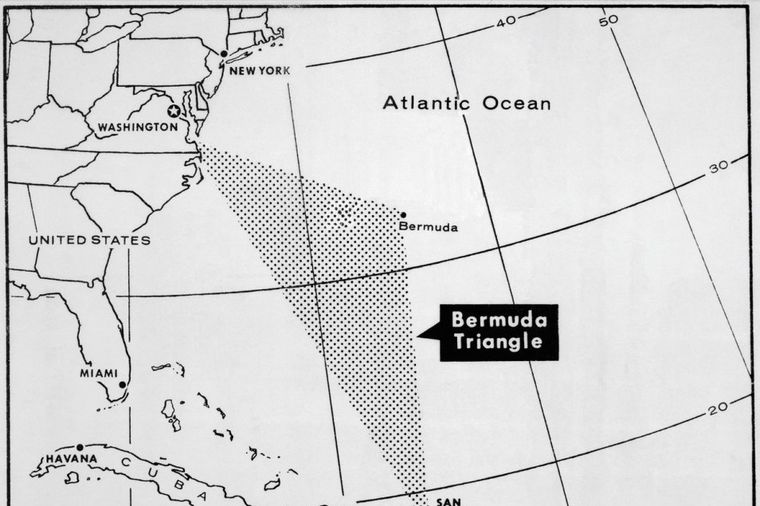 Foto: Profimedia, mapa Bermudskog trougla